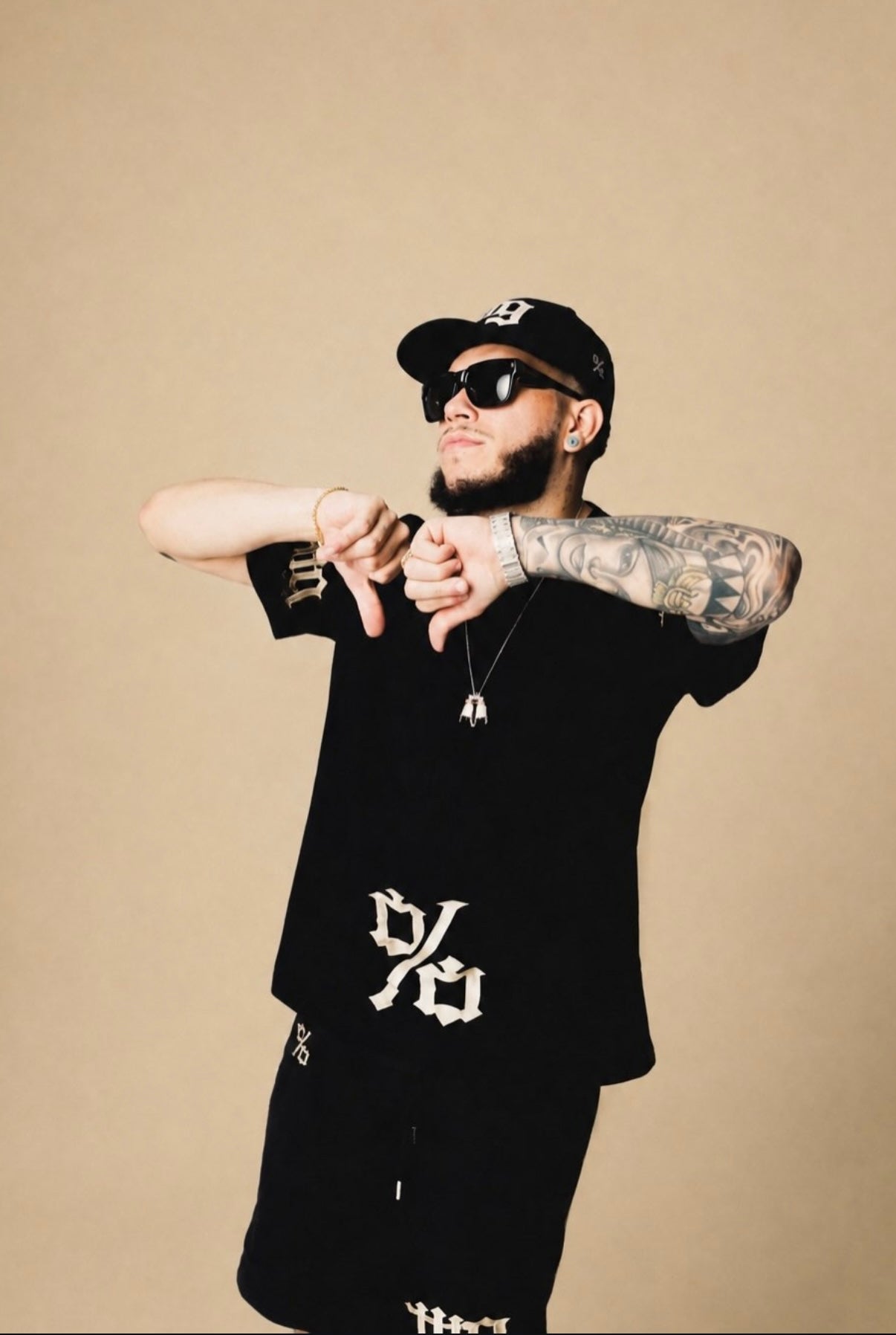 Millo Gang Designer % black t-shirt by Bryant Myers – photo 1